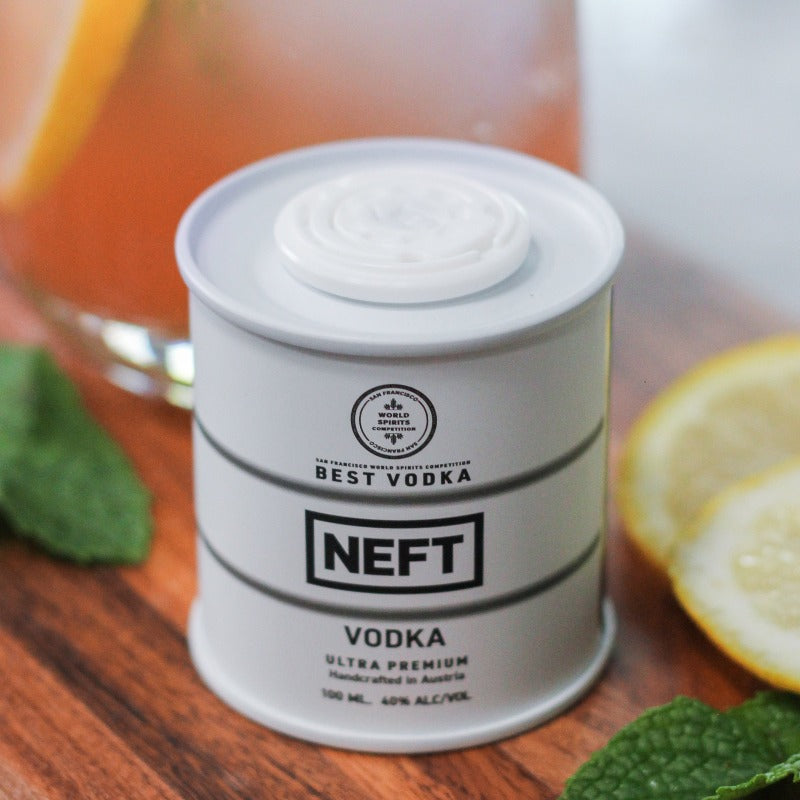 NEFT Vodka White Mini Barrel 100ml
