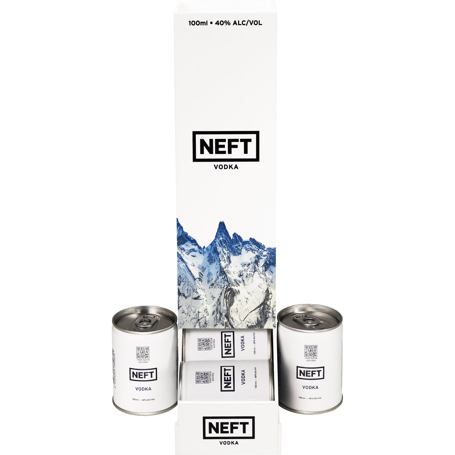 NEFT Vodka Mini Barrel Dispenser Bundle