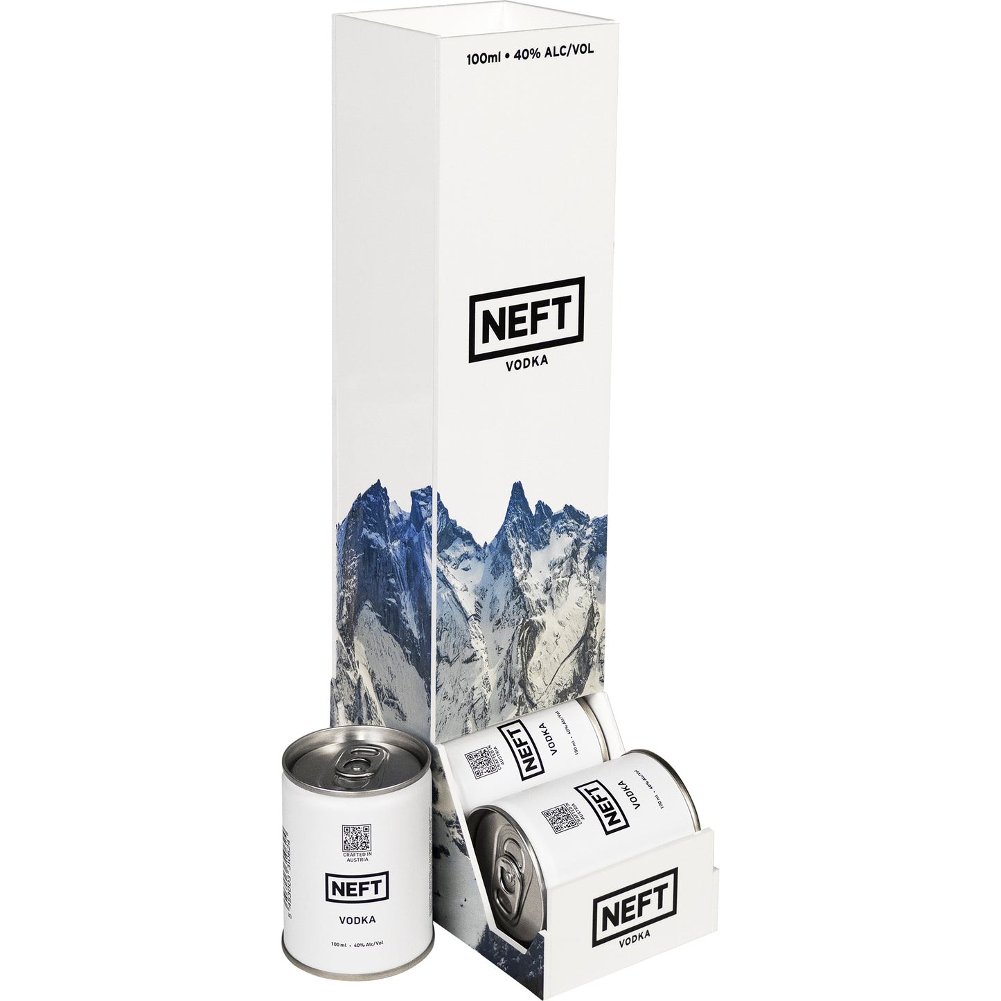 NEFT Vodka Mini Barrel Dispenser Bundle