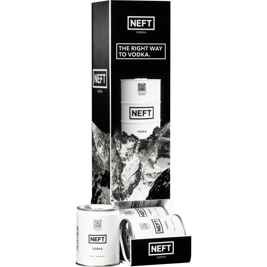 NEFT Vodka Mini Barrel Dispenser Bundle NEW