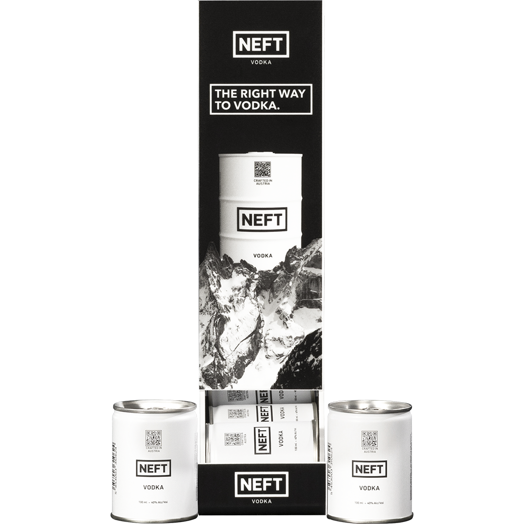 NEFT Vodka Mini Barrel Dispenser Bundle NEW