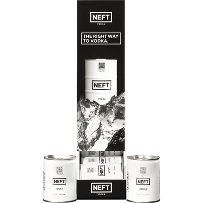 NEFT Vodka Mini Barrel Dispenser Bundle NEW